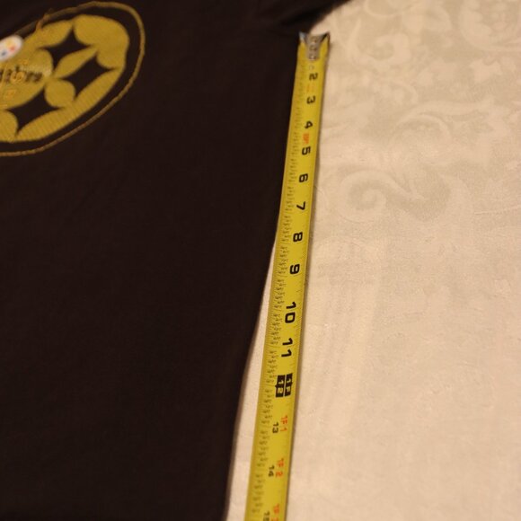 Pittsburg Steelers Delta Pro Weight Medium Short Sleeve Tee NFL Fandom Casual - Picture 9 of 13